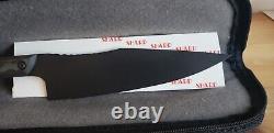 Half Face Blades 8 Chef Knife Copper & Brass Mokume CF Smooth Grip