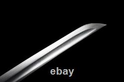 Hand Folded Steel Sharp Blade Japanese Katana Army Nco Sword Saber Brass Handle