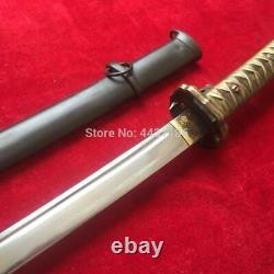 Hand Made Vintage Sword Japanese Samurai Katana With Sheath Brass Handle