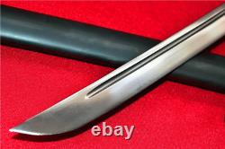 Handmade Japanese Sword Samurai Katana Military Blade Steel Sheath Brass Handle