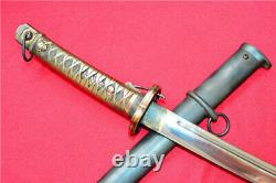 Handmade Military Japanese NCO Sword Saber Samurai Katana Steel Brass Handle