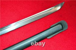 Handmade Military Japanese NCO Sword Samurai Katana Brass Handle Steel Sheath
