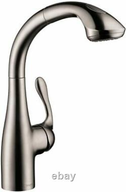Hansgrohe Allegro E Easy Install 1-Handle 13-inch Tall Stainless Steel Kitchen F