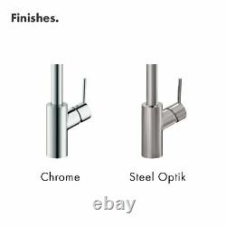 Hansgrohe Talis S² Premium 1-Handle 15-inch Kitchen Faucet, Steel Optic, 04286800