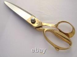 Heavy Duty Tailor Scissors Professional Brass & Stainless Steel Handle set of 5