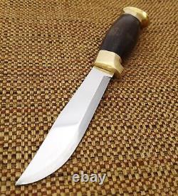 Helle Knives Blafjell NR. 26 Hunting Knife Triple Laminate Blade Oak/Brass Hndle