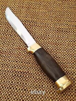 Helle Knives Blafjell NR. 26 Hunting Knife Triple Laminate Blade Oak/Brass Hndle