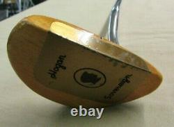 Hogan Sovereign Putter Rh Brass Plate Leather Grip Appx 34.5