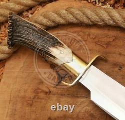 Inglorious Basterds Replica Knife, Handmade D2 Steel Bowie Knife, Stage Handle