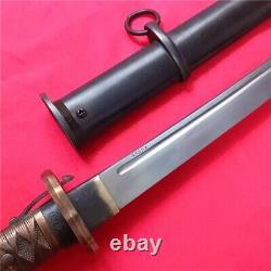 Japan Saber Sword Samurai Katana Matching Number Steel Sheath Brass Handle AO