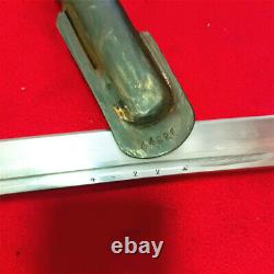 Japanese NCO Sword Samurai Katana Brass Handle Matching Number Steel Sheath F895
