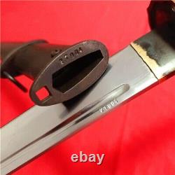 Japanese NCO Sword Samurai Katana Brass Handle Matching Number Steel Sheath N
