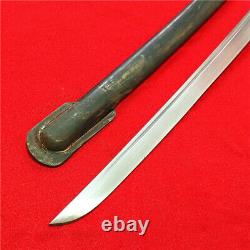 Japanese NCO Sword Samurai Katana Brass Handle Steel Sheath Matching Number F900