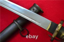 Japanese NCO Sword Samurai Katana Matching Number Brass Handle Steel Sheath F708