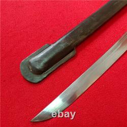 Japanese NCO Sword Samurai Katana Matching Number Brass Handle Steel Sheath F846