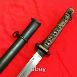 Japanese NCO Sword Samurai Katana Matching Number Steel Scabbard Brass Handle N