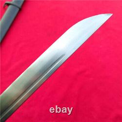 Japanese NCO Sword Samurai Katana Signed Blade Brass Handle Steel Scabbard S177
