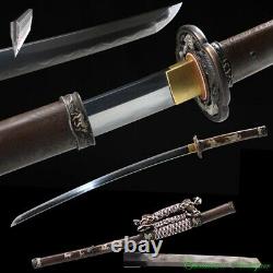 Japanese Sect Tachi Sword Katana T10 Steel Shingane Honsanmai Blade Sharp #2203