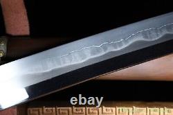 Japanese Tachi Sword Tamahagane Steel Blade Clay Tempered Hyogo Lock Style #3718