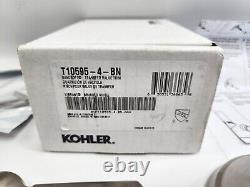 KOHLER T10595-4-BN Handle Faucet Vibrant Brushed Nickel Bancroft Transfer Kit