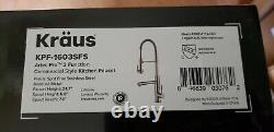 KRAUS Artec Pro Single-Handle Pull-Down Sprayer Kitchen Faucet & Pot Filler NIB