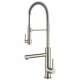 KRAUS Artec Pro Single-Handle Pull-Down Sprayer Kitchen Faucet Stainless Steel