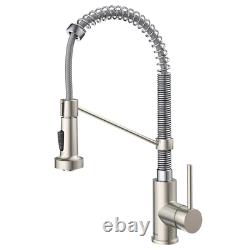 KRAUS Pull-Down Sprayer Kitchen Faucet Bolden 1-Handle Dual Function Sprayhead