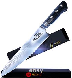KUMA Japanese Damascus Steel Chef Knife Sharp Professional 8 Kitchen Knives