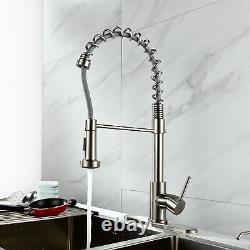 Kitchen Faucet Single Handle Pull Down 2-Function Sprayer Faucet Stainless Steel