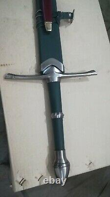 Kurulus Osman sword stainless Steel blade with Scabbard & knife silver handle