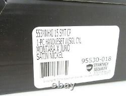 Kwikset Montara X Juno Single Cylinder Door Handle Set in Satin Nickel NEW