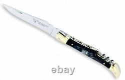 Laguiole en Aubrac Pocket knife, Horn handle, Sandvik-Stainless steel L0312CPL