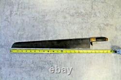 Large Civil War Era, Knife 23 Brass Handle Stamped M. Kesmodel Baltimore M. D