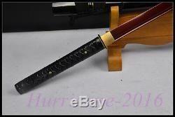 Leather Handle Full Tang Blade Japanese Samurai Sword High Carbon Steel Katana