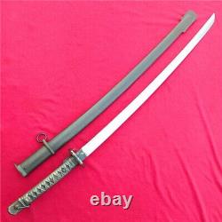 Matching Number Japan NCO Sword Samurai Katana Brass Handle Steel Scabbard F184