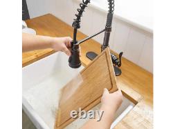 Matrix-decor Single-Handle Pull-Down Sprayer 3 Spray High Arc Kitchen Faucet