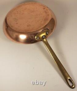 Mauviel Brass Handle 8 3/4 Copper Skillet France