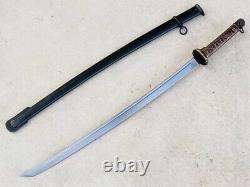 Military Japanese 95 Type Army Sword Samurai Katana Brass Handle Serial Number