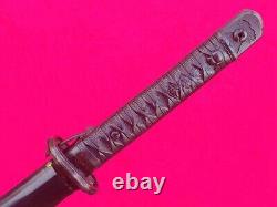 Military Japanese 95 Type Sword Samurai Katana Sign Blade Brass Handle Full Tang