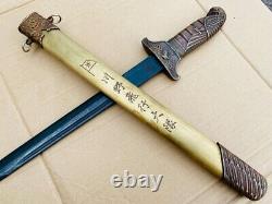 Military Japanese Air Force Dagger Short Sword Ninja Tanto Brass Eagle Handle