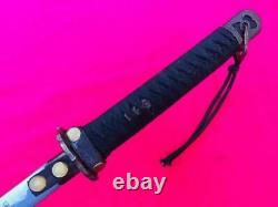 Military Japanese Army Nco. Sword Saber Samurai Katana Brass Handle Oxhide Saya