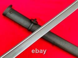 Military Japanese Army Nco Sword Samurai Katana Saber Brass Handle Serial Number