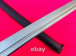 Military Japanese Carbon Steel Blade Nco Sword Saber Samurai Katana Brass Handle