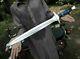 New Custom Handmade Die Tool Steel Viking Warrior Sword, Bone & Micarta Handle