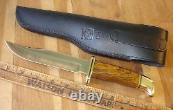 Nib Buck Knife 119 Special Cks Satin Bos S30v Blade Desert Ironwood Handle Brass