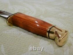 ONLY 36 MADE Buck 117 Small Brahma 5160 Steel Knife COCOBOLO & BRASS Handle LE