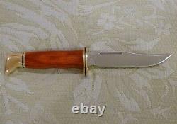 ONLY 36 MADE Buck 117 Small Brahma 5160 Steel Knife COCOBOLO & BRASS Handle LE