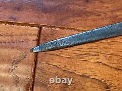 Old European Sword brass handle 19 3/4 blade