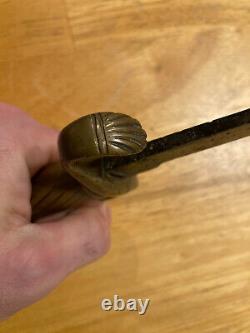 Old European Sword brass handle 19 3/4 blade