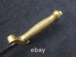 Original 19th Century Antique Gladius Sword Cutlass Sidearm Brass Handle